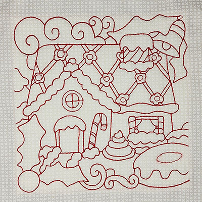 christmas quilt machine embroidery design
